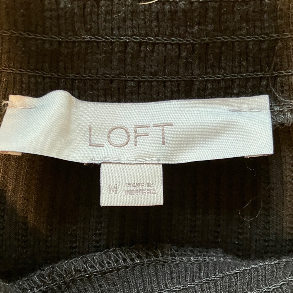 Black Ruffled Long Sleeve Top - Picture 2 of 3